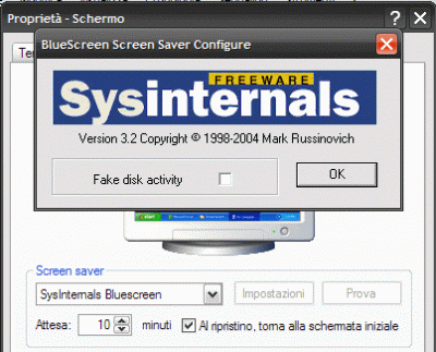 screensaverbsod La famosa Schermata Blu BSOD di Windows diventa uno Screensaver