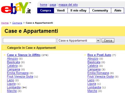 ebaycase Compra Case e Appartamenti con eBay