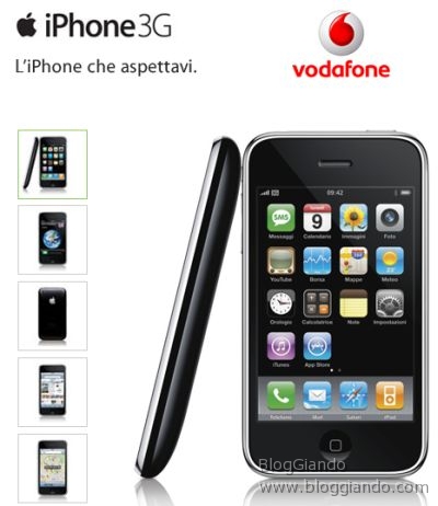 i-piani-tariffari-di-vodafone-per-liphone-3g I piani tariffari di Vodafone per liPhone 3G